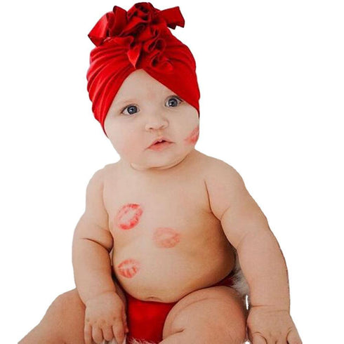 Spring and summer elastic baby hat, Circumference 13-16 in